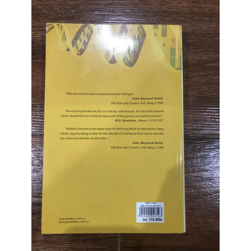 Gen Vị Kỷ - Richard Dawking (12) 1027747