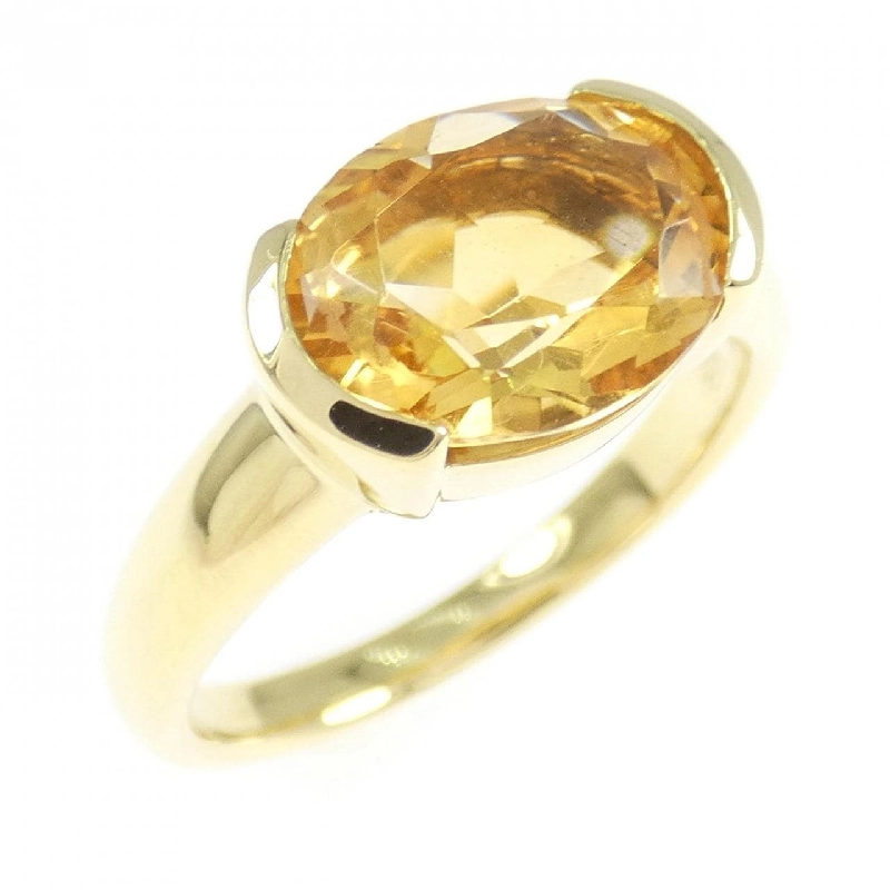 Nhẫn Citrine K18YG 2.20CT - Hàng hiệu Chính hãng 851129