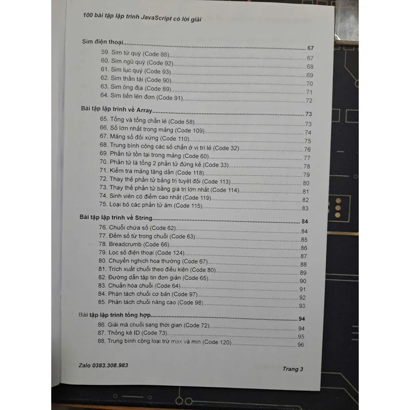 100 bài tập Javascript có lời giải - ZendVN 798716