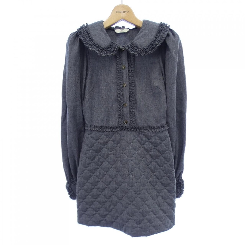 【Mã giảm giá】Đầm FENDI 652229