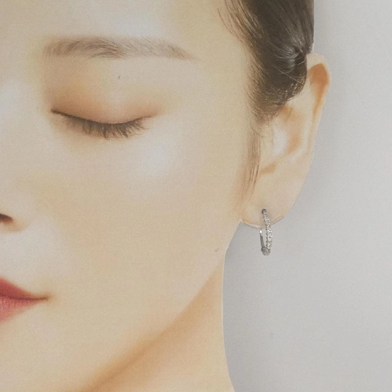 K18WG Bông tai kim cương 0.50CT - Hàng hiệu Chính hãng 863314