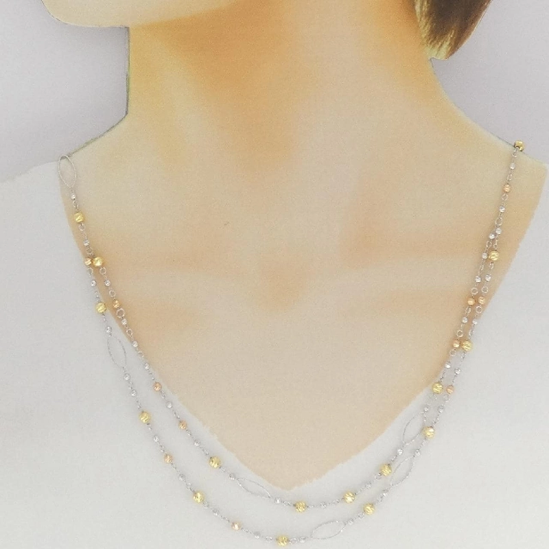 K18 Ba màu - Dây chuyền hàng hiệu Authentic 869523