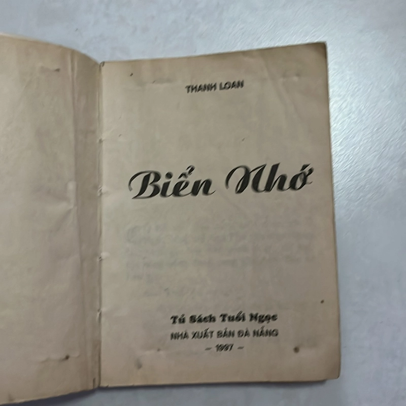 Biển nhớ — Thanh Loan — 1997s 496017