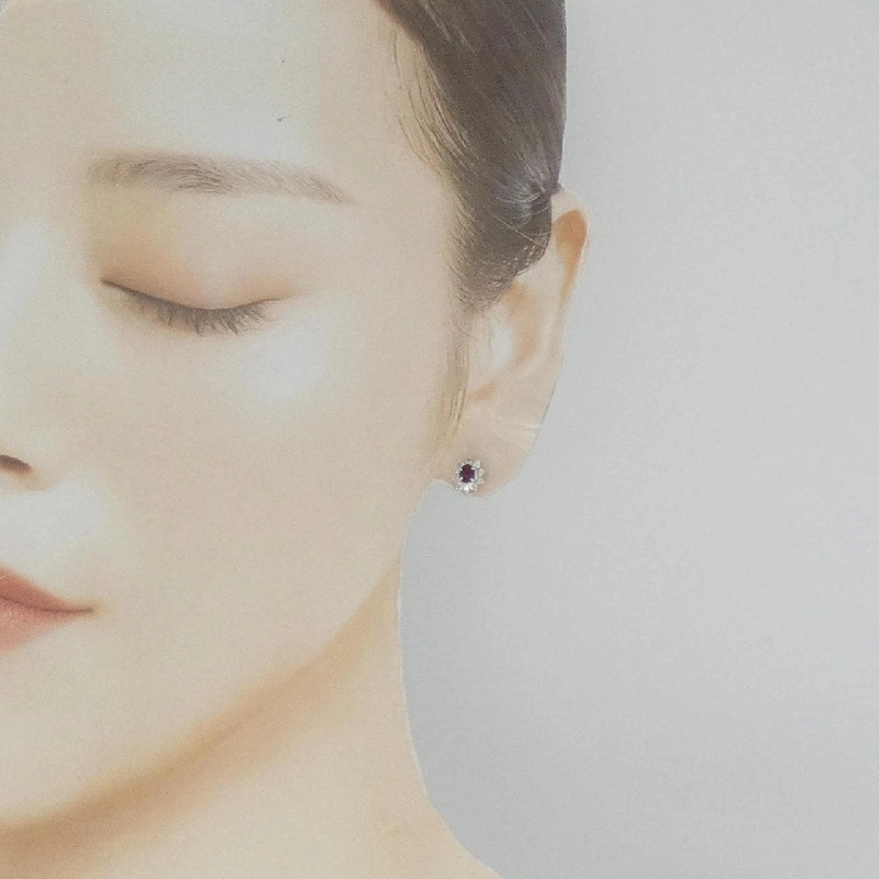 PT850 Bông tai Ruby 0.40CT - Hàng hiệu Chính hãng 870413