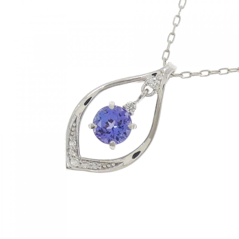Dây chuyền Tanzanite PT900/PT850 0.68CT - Hàng hiệu Authentic 862533