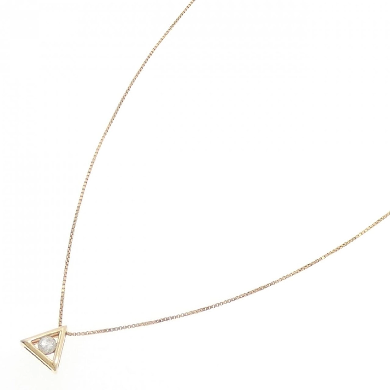 Dây chuyền kim cương K18YG 0.14CT - Hàng hiệu Chính hãng 858212