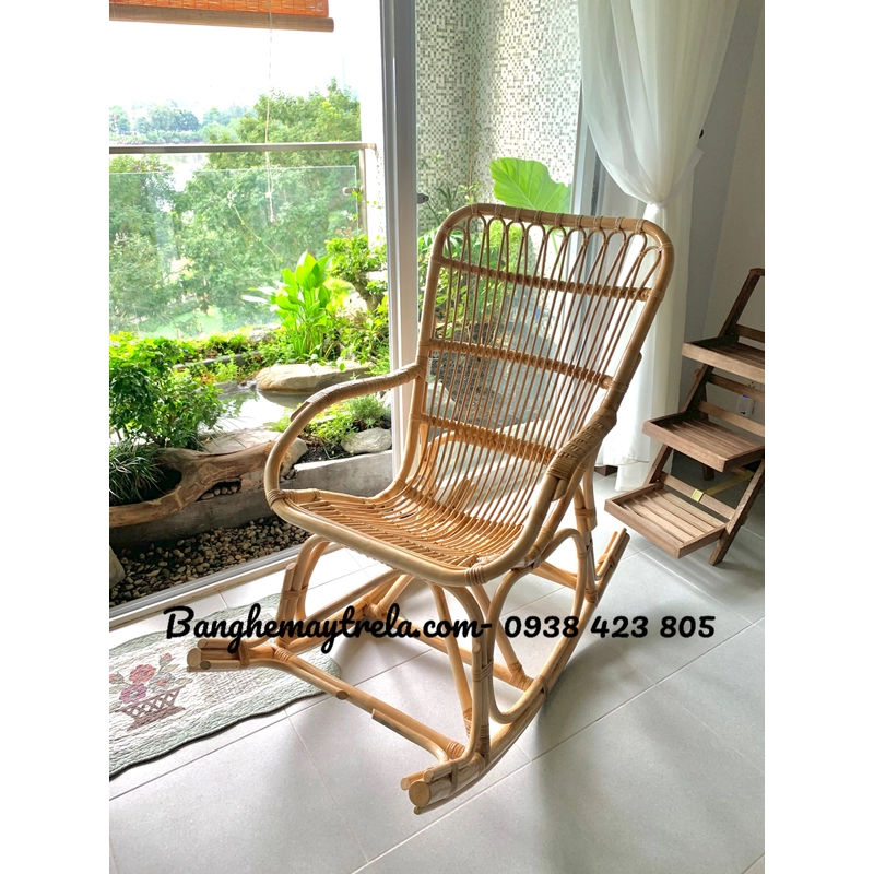 Ghế thư giãn bập bênh mây nhỏ gọn 517507
