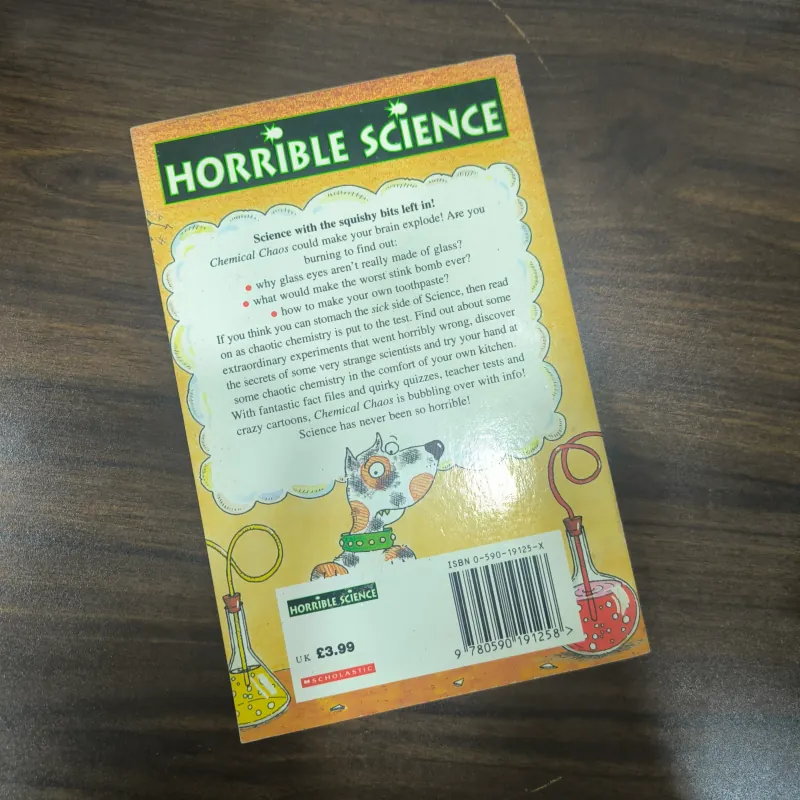 Horrible Science: Chemical Chaos - Nick Arnold (Có chữ kí tác giả) 1035450
