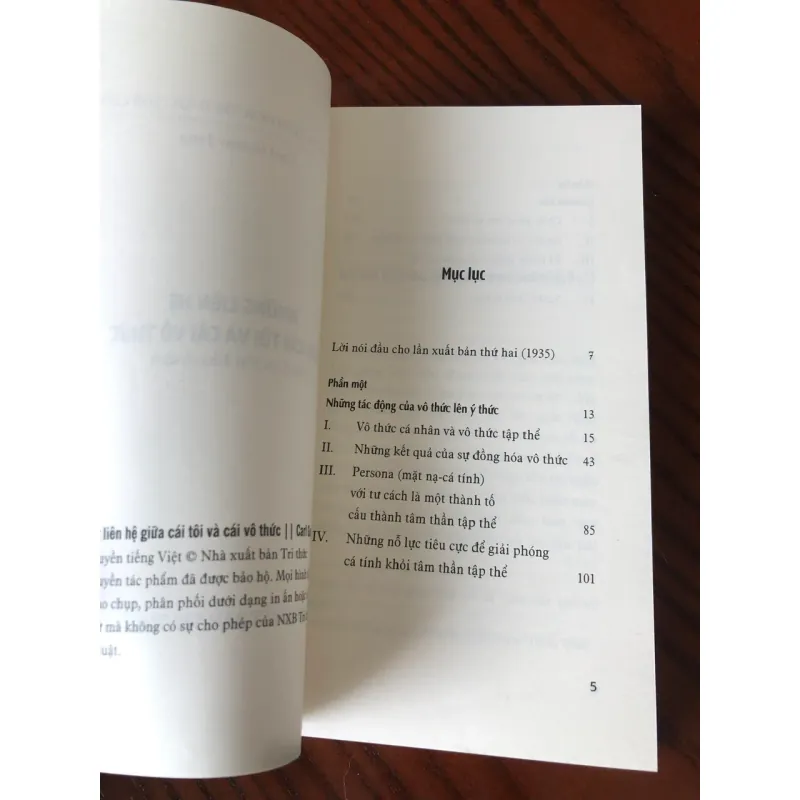 Những liên hệ giữa cái tôi và cái vô thức (Sách mới 90%, mất bìa áo) 750305