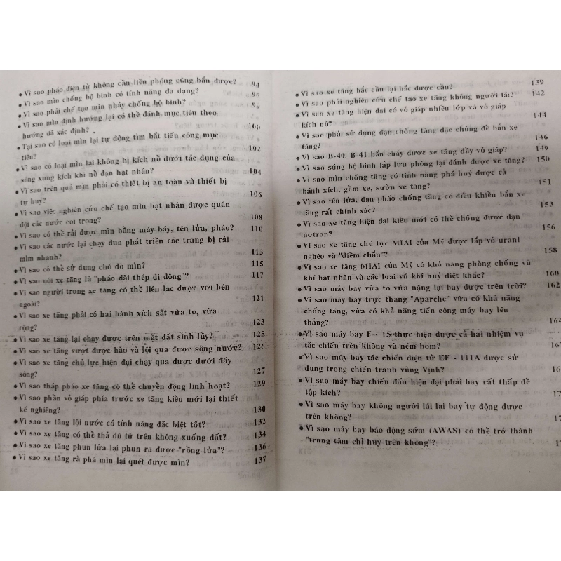 Mười vạn câu hỏi vì sao vũ khí xưa và nay - 2002 - 349 trang - LỊCH SỬ - CHÍNH TRỊ - TRIẾT HỌC - ANTQ2911-16 712597