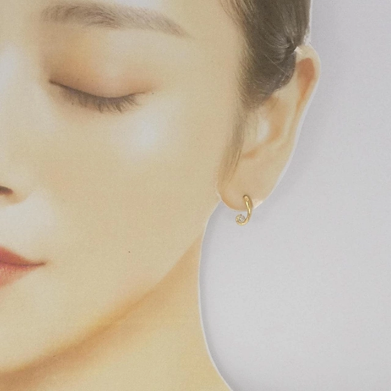 K18YG Bông tai kim cương 0.20CT - Hàng hiệu Chính hãng 873162