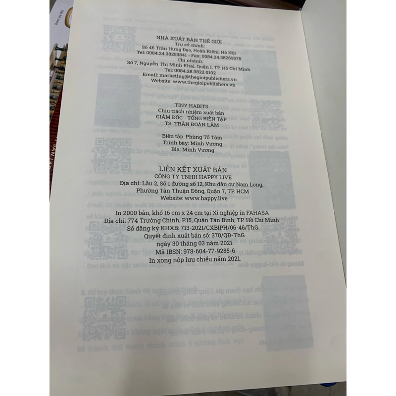 Tiny habits thói quen tí hon tiềm năng khổng lồ. 999 462030