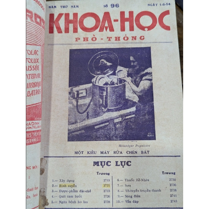 Khoa học phổ thông số 94 -105 ( trọn 12 số đóng chung bìa cứng ) 127134