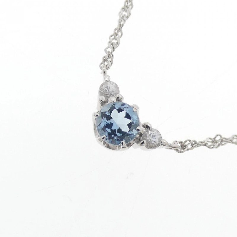 PT900/PT850 Aquamarine Necklace - Hàng hiệu Authentic 858616