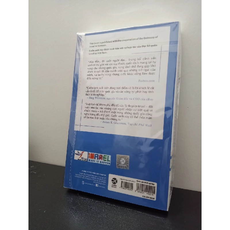 Quốc Gia Khởi Nghiệp - Câu Chuyện Về Nền Kinh Tế Thần Kỳ Của Israel (Tái Bản) - Dan Senor, Saul Singer New 100% HCM.ASB2003 911209
