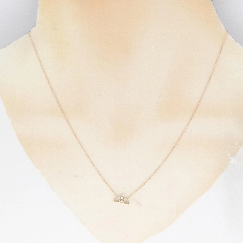 K18PG Dây chuyền kim cương 0.03CT - Hàng hiệu Chính hãng 863938