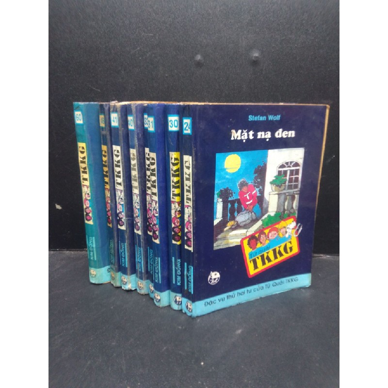 Bộ 8 cuốn (tập 24, 30, 31, 33, 40, 41, 48, 60) Tứ quáy TKKG - Stefan Wolf mới 60% ố nặng HCM2504 văn học Oreka-Blogmeo 138155