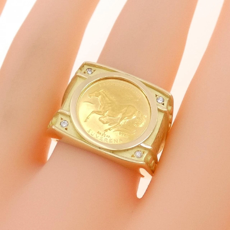 Nhẫn kim cương K18YG 0.04CT - Hàng hiệu Authentic 847838