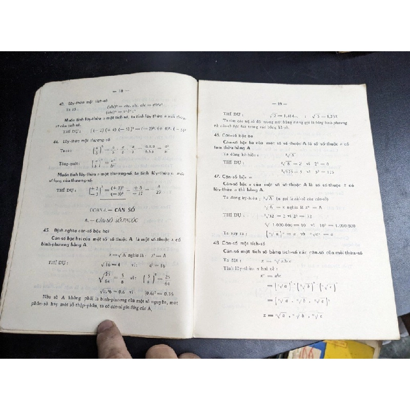 Đại số học lớp đệ Tam - Đào Văn Dương 395977