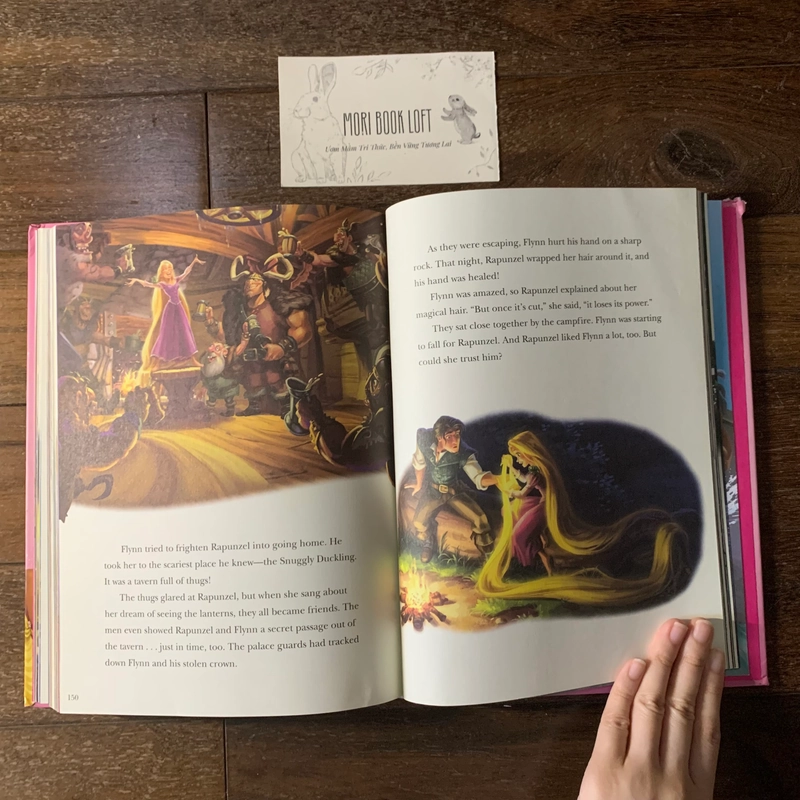 Sách ngoại văn 5-Minute Princess Stories, Used, Bìa xốp, Khổ Lớn, Minh họa gốc Disney 492667