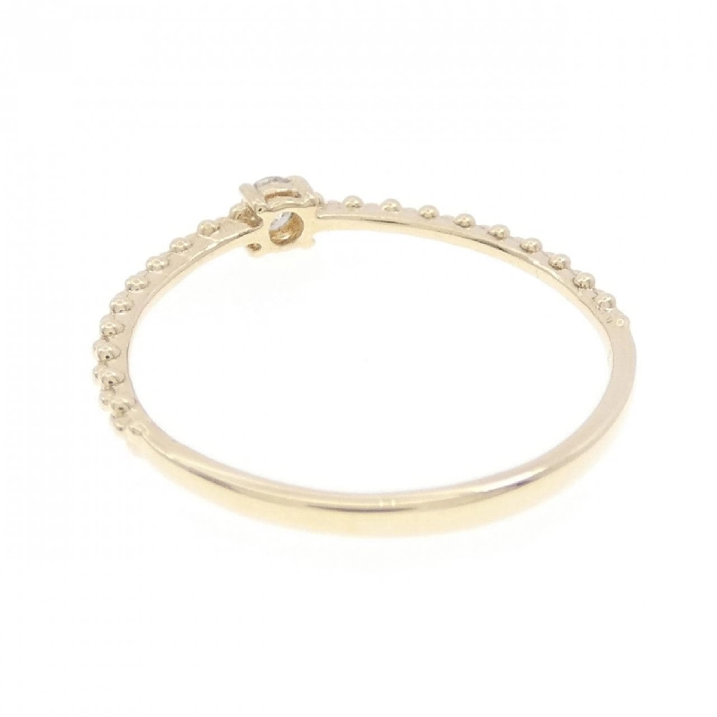 Nhẫn kim cương K10YG 0.05CT 666370