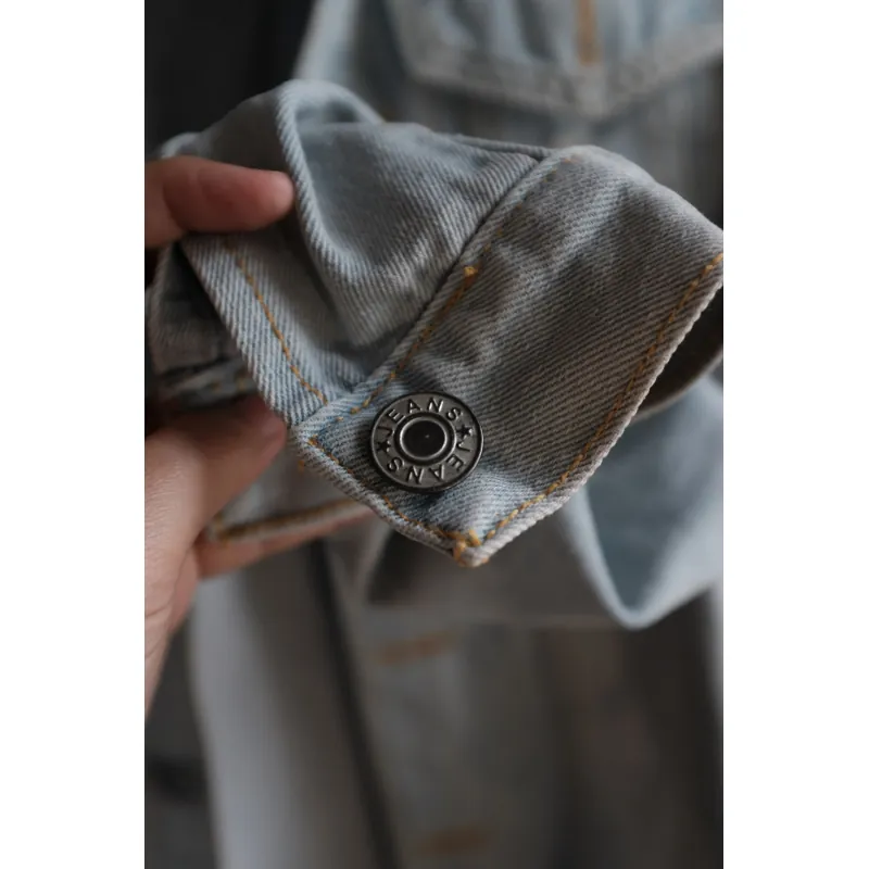 Áo Khoác Jean Nam, in hình Superman độc đáo sau lưng 701738