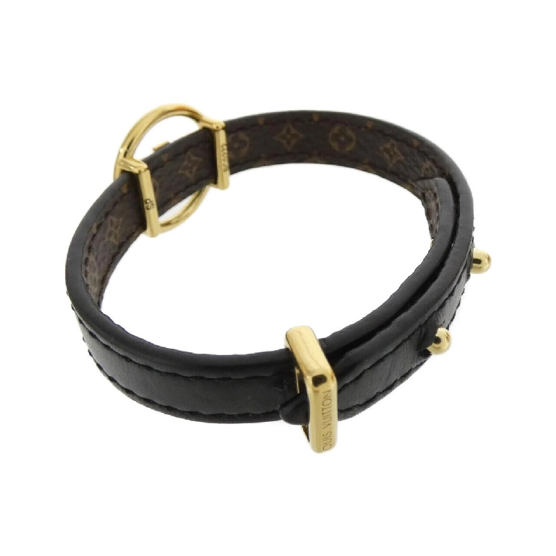 Louis Vuitton Monogram Bracelet LV Eclipse 17cm M8103F - Hàng hiệu Authentic 772642