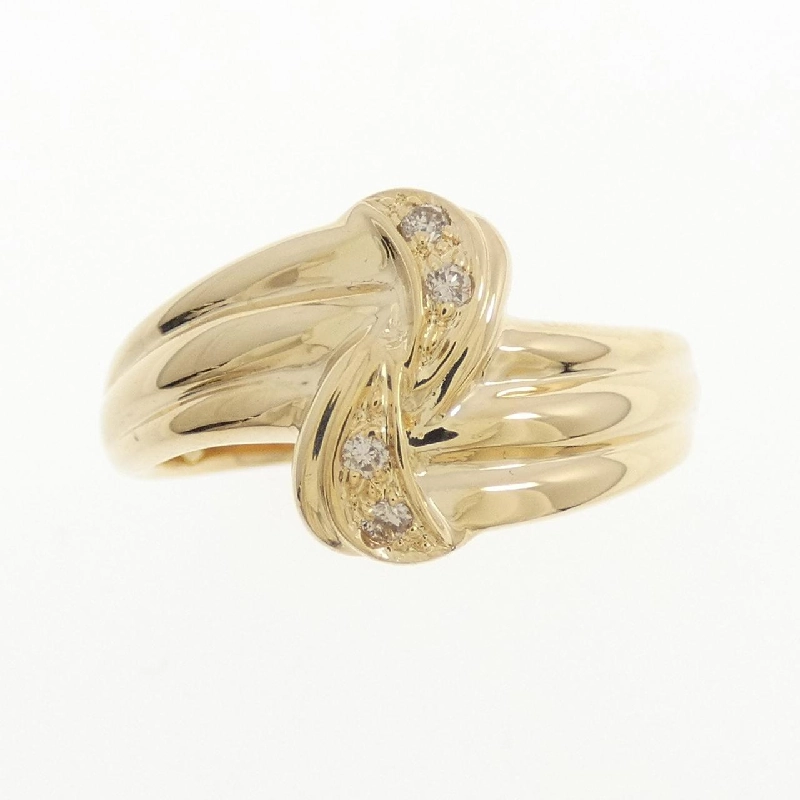 Nhẫn kim cương K18YG 0.04CT 667456