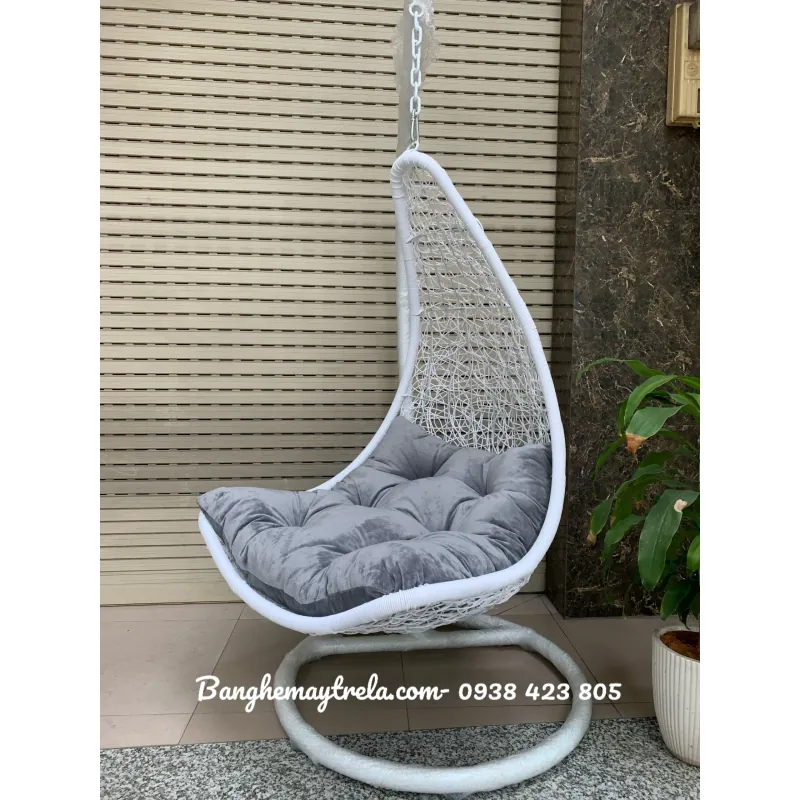 Ghế xích đu nhựa giả mây 789435