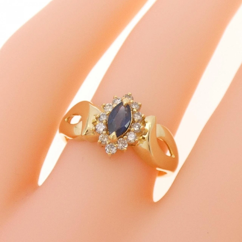 Nhẫn Sapphire K18YG 671333