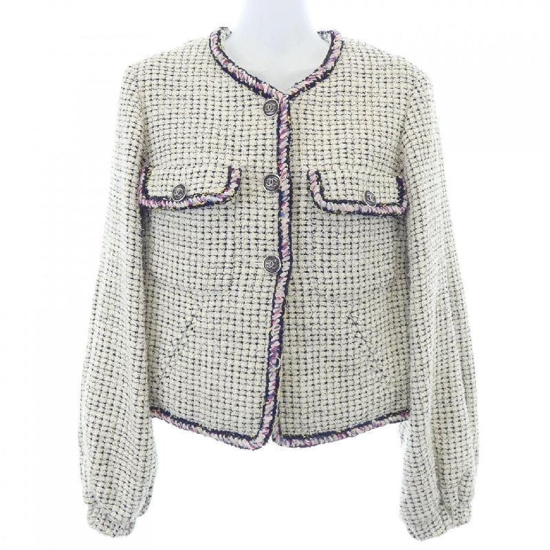 Jacket không cổ CHANEL LOOK29 P70074V60046 - Hàng hiệu Authentic 821693