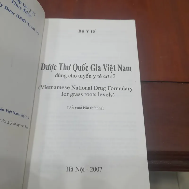 Dược Thư Quốc Gia Việt Nam (dùng cho tuyến y tế cơ sở) 603525