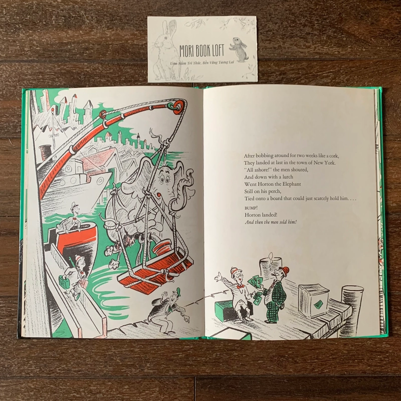 Sách tranh tiếng anh Horton Hatches the Egg – Dr. Seuss, Used, Bìa cứng 478655