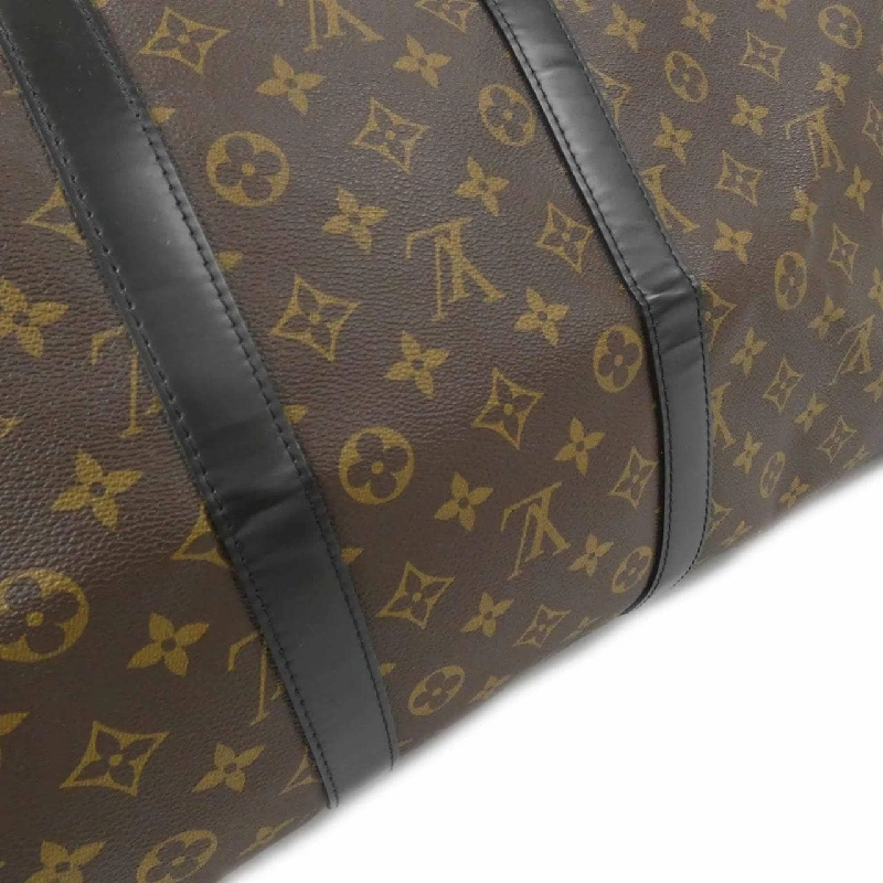 Túi du lịch Louis Vuitton Monogram Macassar Keepall Bandoulière 55cm M56714 614190