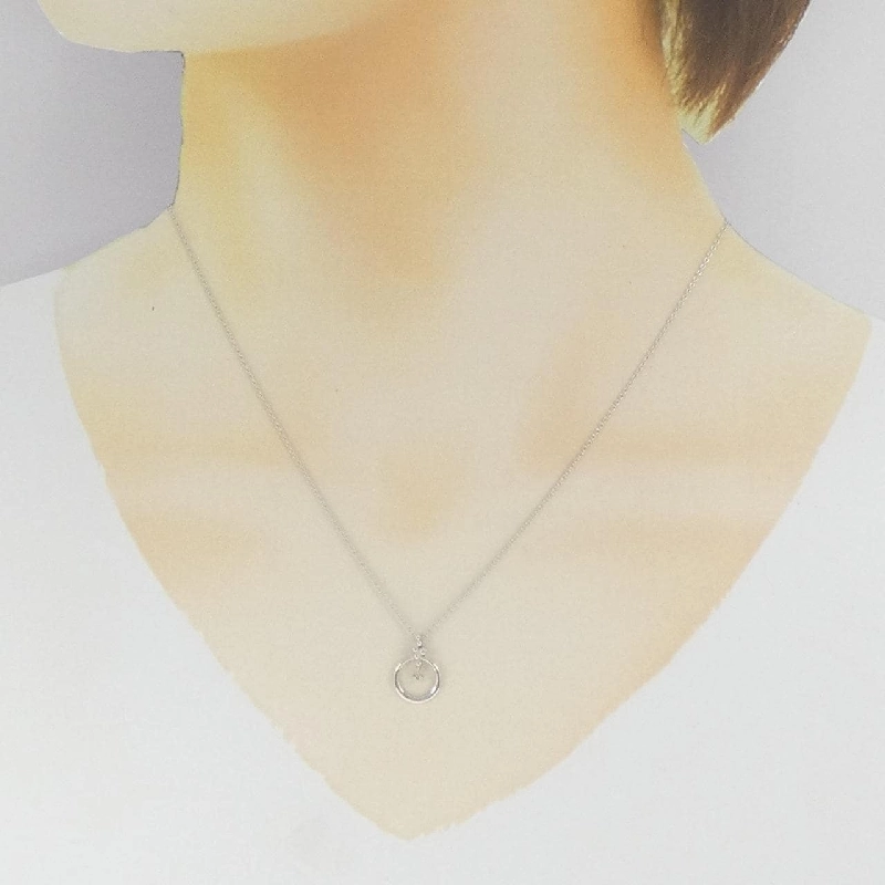 K10WG Dây chuyền kim cương 0.01CT - Hàng hiệu Authentic 864197