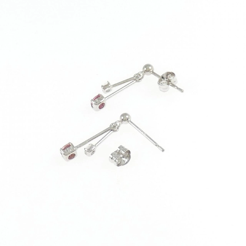 K18WG Tourmaline Bông tai - Hàng hiệu Chính hãng 869356