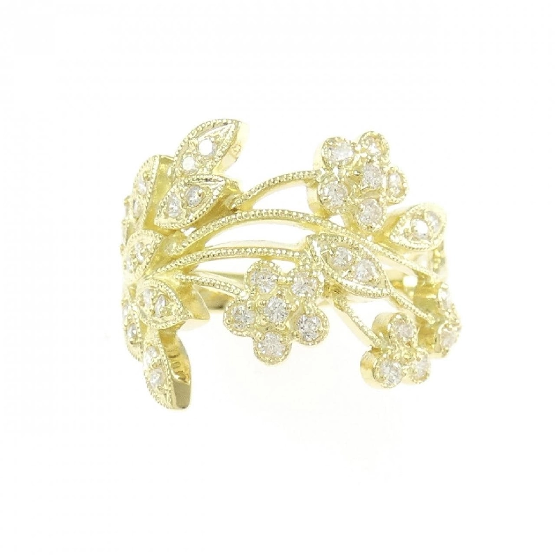 Nhẫn kim cương hoa K18YG 0.35CT - Hàng hiệu chính hãng 850162