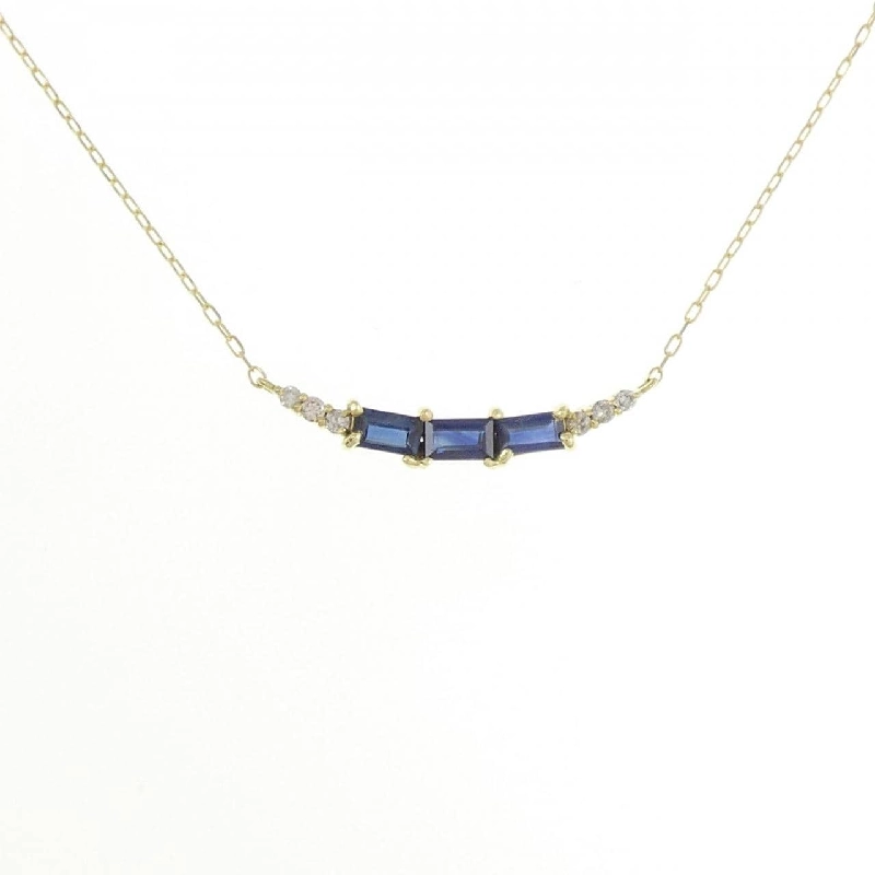 K18YG Sapphire Necklace 0.33CT - Hàng hiệu Authentic 863641