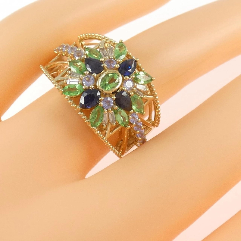 Nhẫn đá màu K18YG - Hàng hiệu Authentic 846154