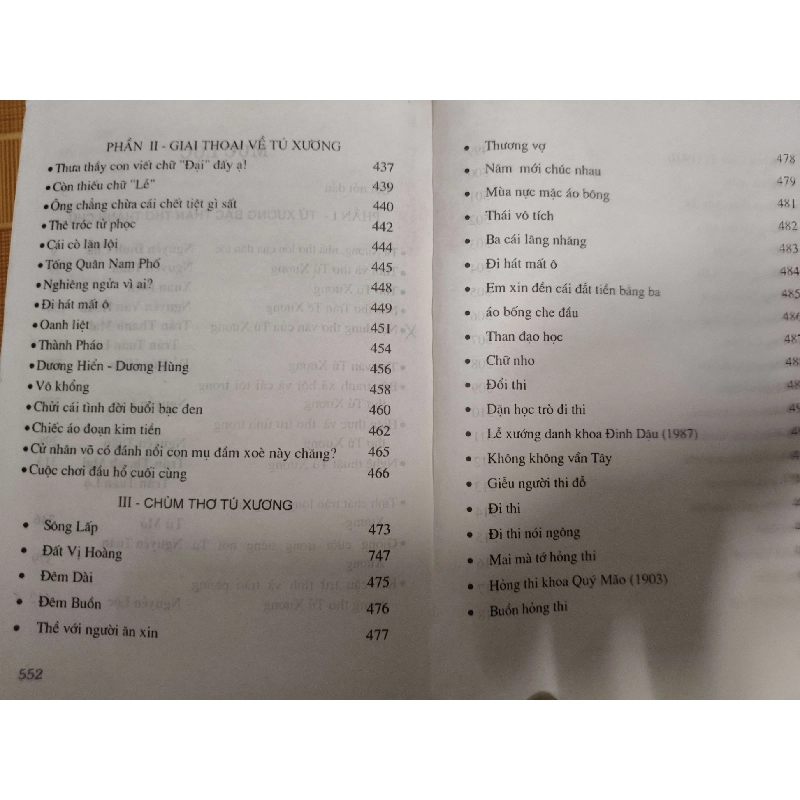 Tú Xương thơ, lời bình và giai thoại - 2000 - 554 trang VĂN HỌC ANTQ1301 909975