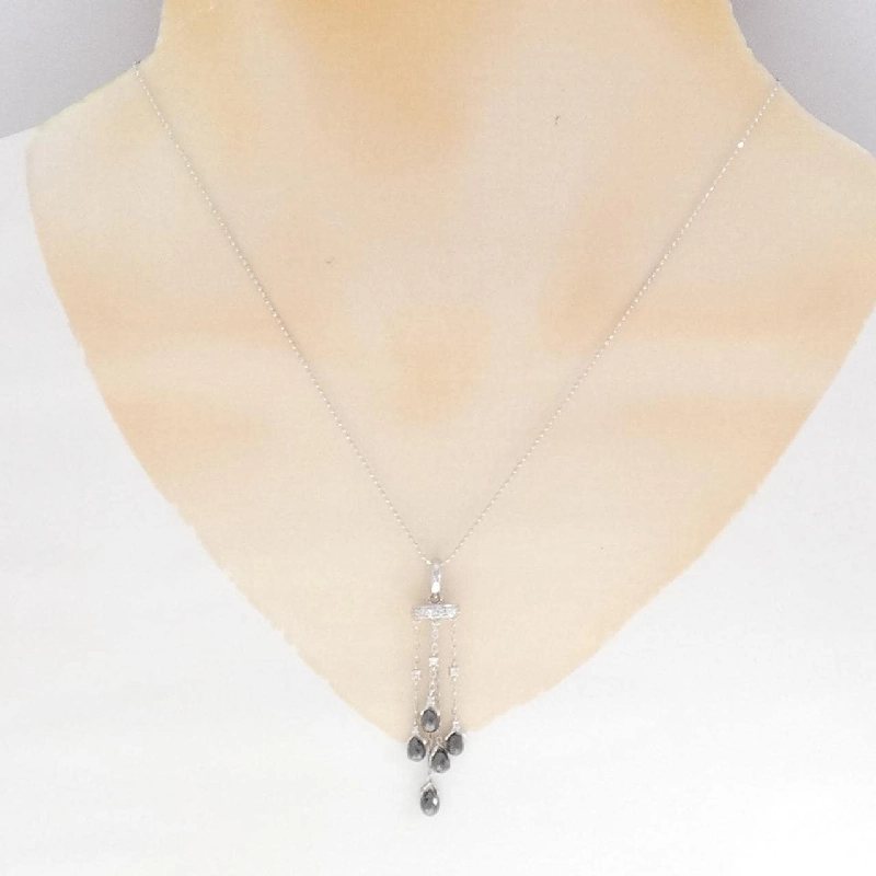 K18WG/K10WG Dây chuyền kim cương 2.40CT - Hàng hiệu Chính hãng 863728