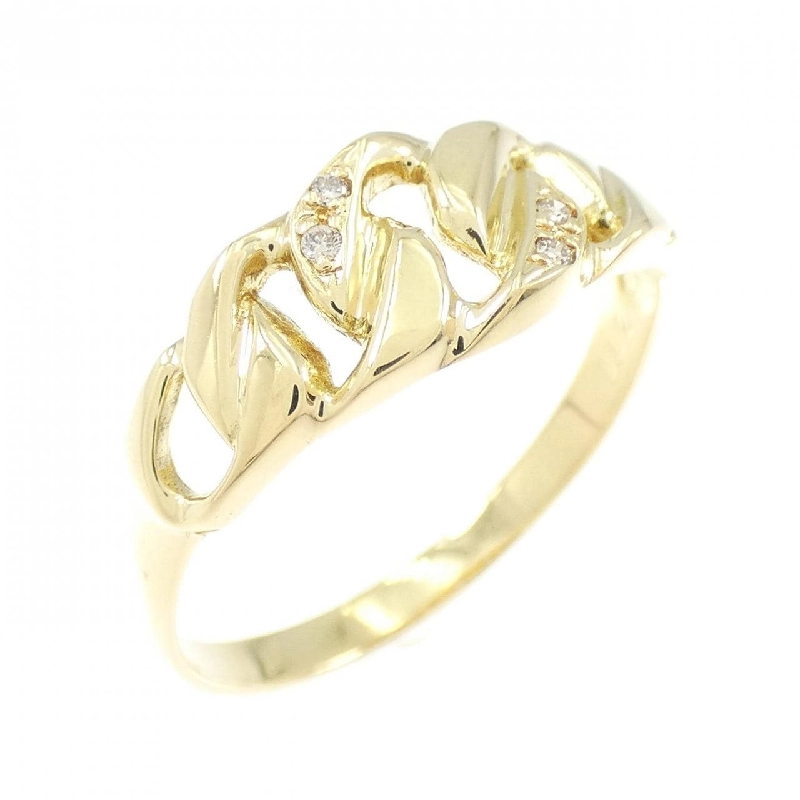 Nhẫn kim cương K18YG 0.02CT - Hàng hiệu Authentic 848793