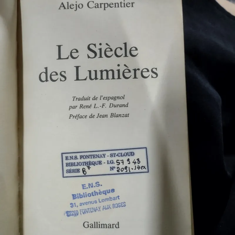 cuốn tiểu thuyết "Le Siècle des Lumières" (Thời đại Khai sáng) 563783