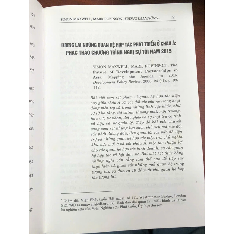 NIÊN GIÁM THÔNG TIN KHOA HỌC XÃ HỘI NƯỚC NGOÀI (SỐ 1) - HỒ SĨ QUÝ 533627