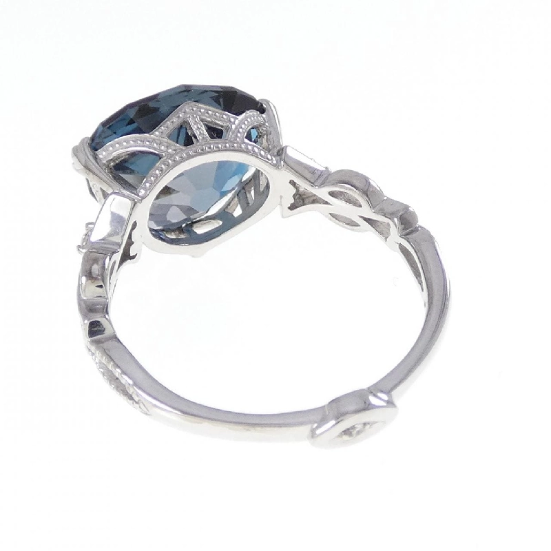Nhẫn Blue Topaz K18WG - Hàng hiệu Chính hãng 847570
