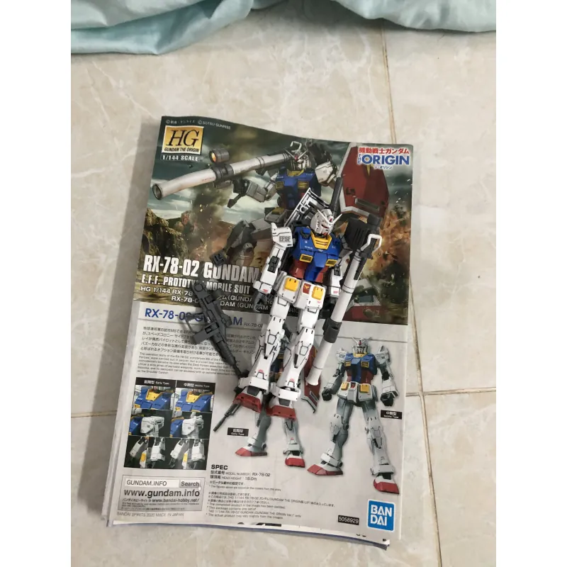Gundam rx 78 the origin bandai 798974