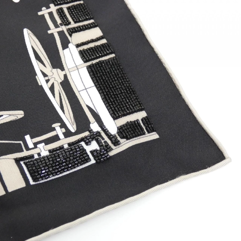 Khăn lụa Hermès COMPLICATION EQUESTRE Carre Embroidery 90cm 594148S - Hàng hiệu Chính hãng 624726