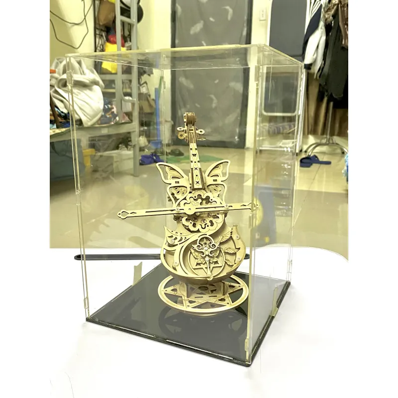 Hộp Nhạc Gỗ Lắp Ráp Đàn Violin Chuyển Động Độc Đáo 779795