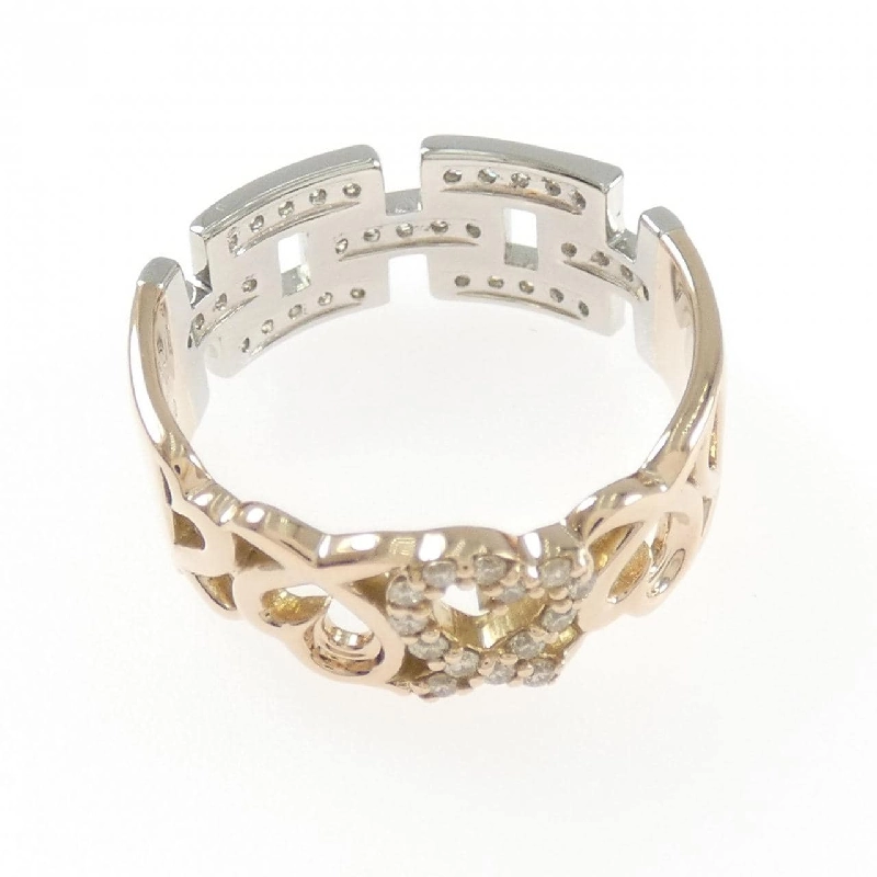 Nhẫn kim cương hình trái tim K18PG/PT900 0.32CT - Hàng hiệu Authentic 851318