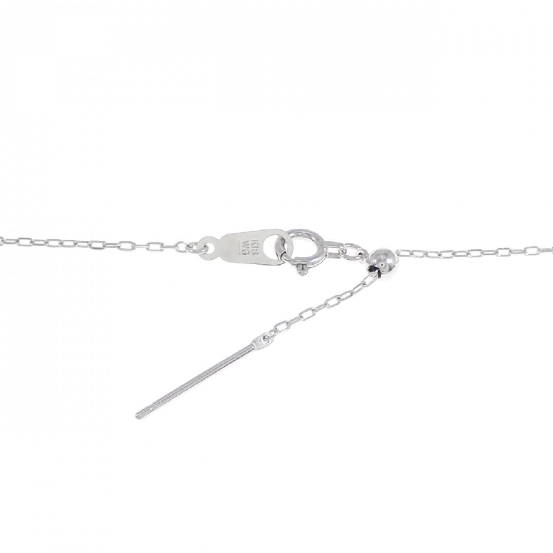 Dây chuyền kim cương 750WG/K18WG hình lông vũ 0.15CT - Hàng hiệu Authentic 864131